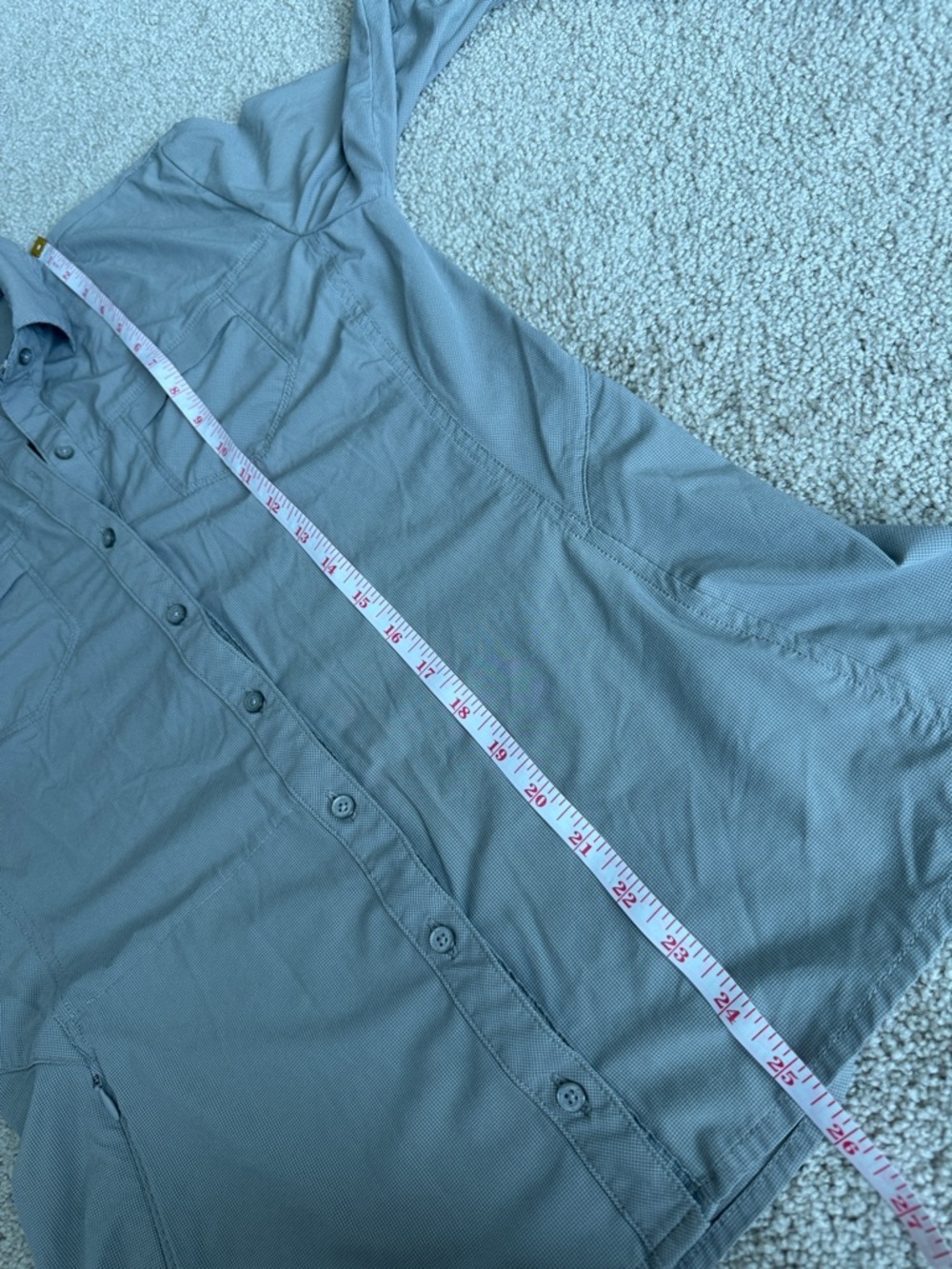 Kuhl Sojourn Women's Long Sleeve Button Down Outdoor Shirt Light Grey - Picture 9 of 9